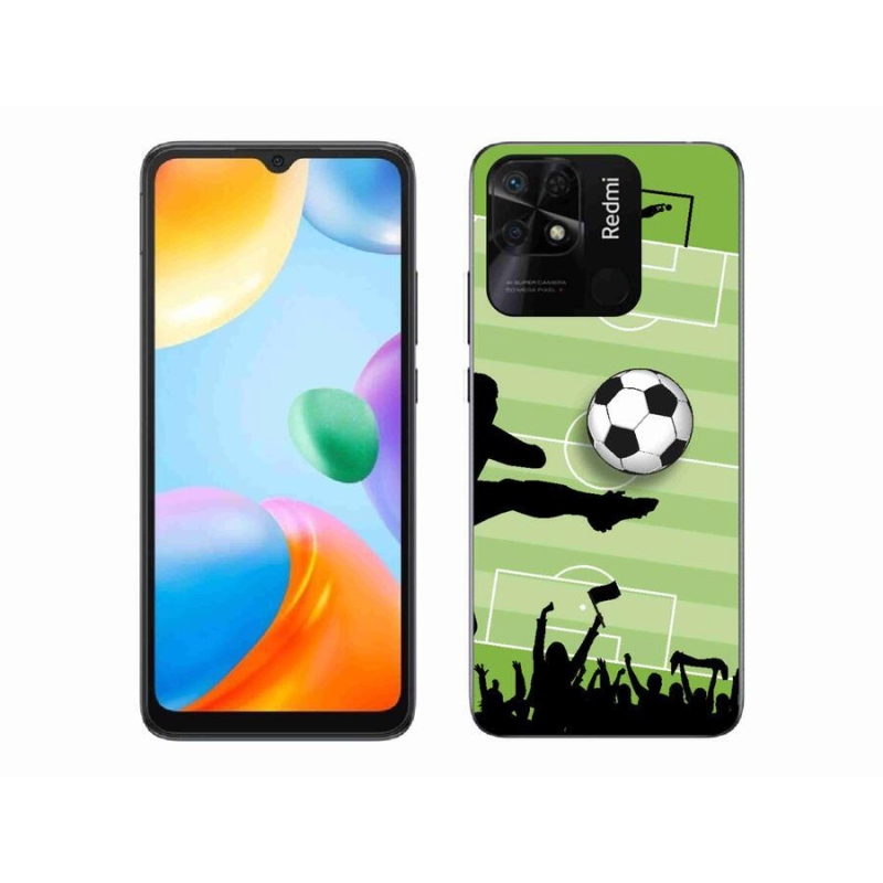 Gelový kryt mmCase na mobil Xiaomi Redmi 10C - fotbal 3
