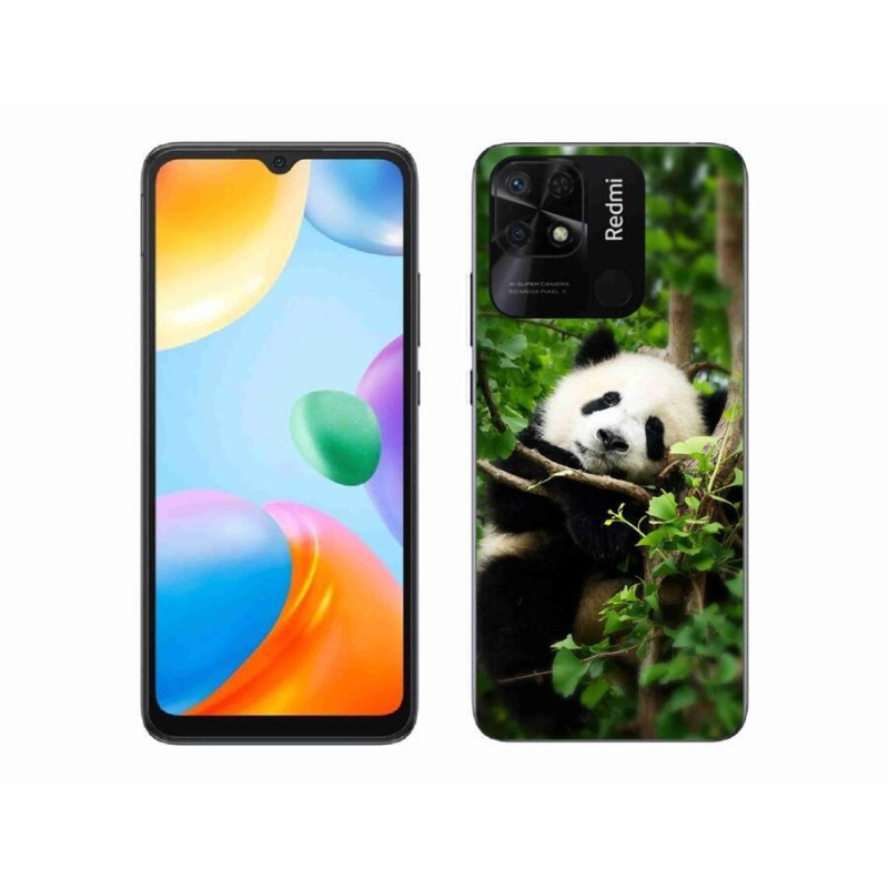 Gelový kryt mmCase na mobil Xiaomi Redmi 10C - panda