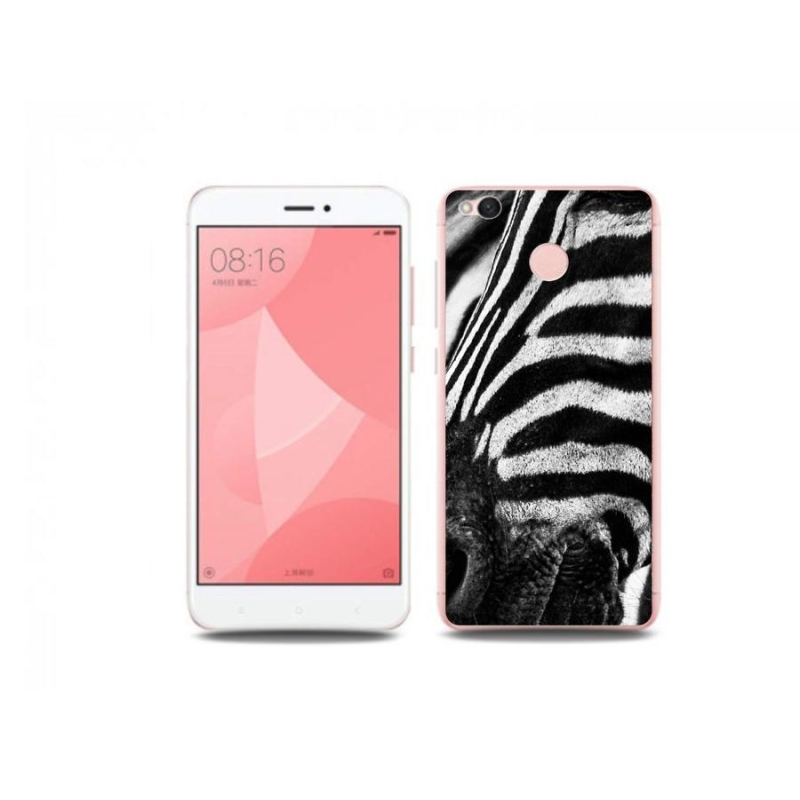 Gelový kryt mmCase na mobil Xiaomi Redmi 4X - zebra