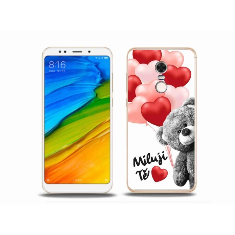 Gelový kryt mmCase na mobil Xiaomi Redmi 5 Plus - miluji Tě