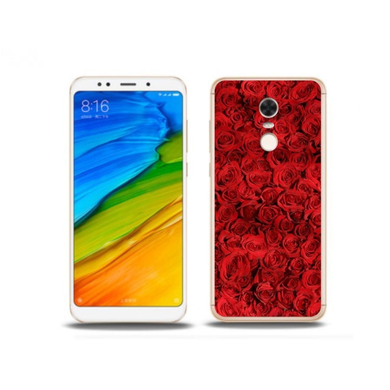 Gelový kryt mmCase na mobil Xiaomi Redmi 5 Plus - růže