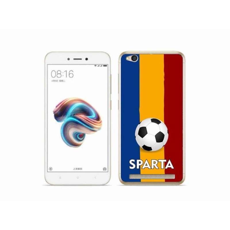 Gelový kryt mmCase na mobil Xiaomi Redmi 5A - fotbal 1