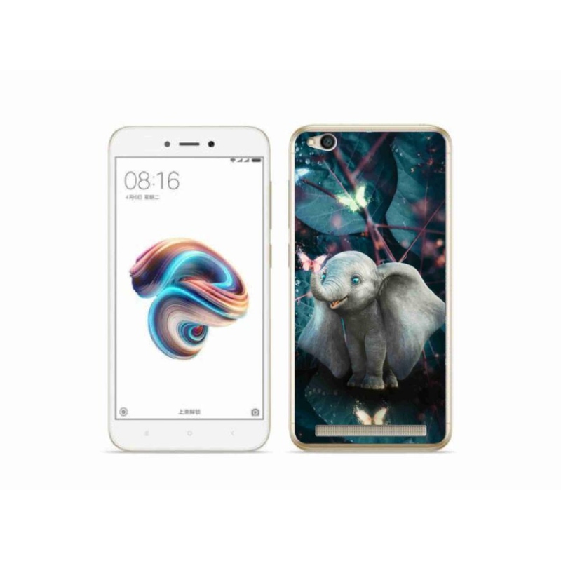 Gelový kryt mmCase na mobil Xiaomi Redmi 5A - roztomilý slon