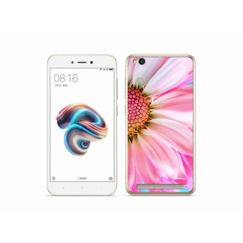Gelový kryt mmCase na mobil Xiaomi Redmi 5A - růžová květina