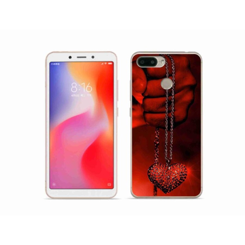 Gelový kryt mmCase na mobil Xiaomi Redmi 6 - náhrdelník