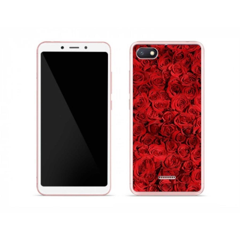 Gelový kryt mmCase na mobil Xiaomi Redmi 6A - růže