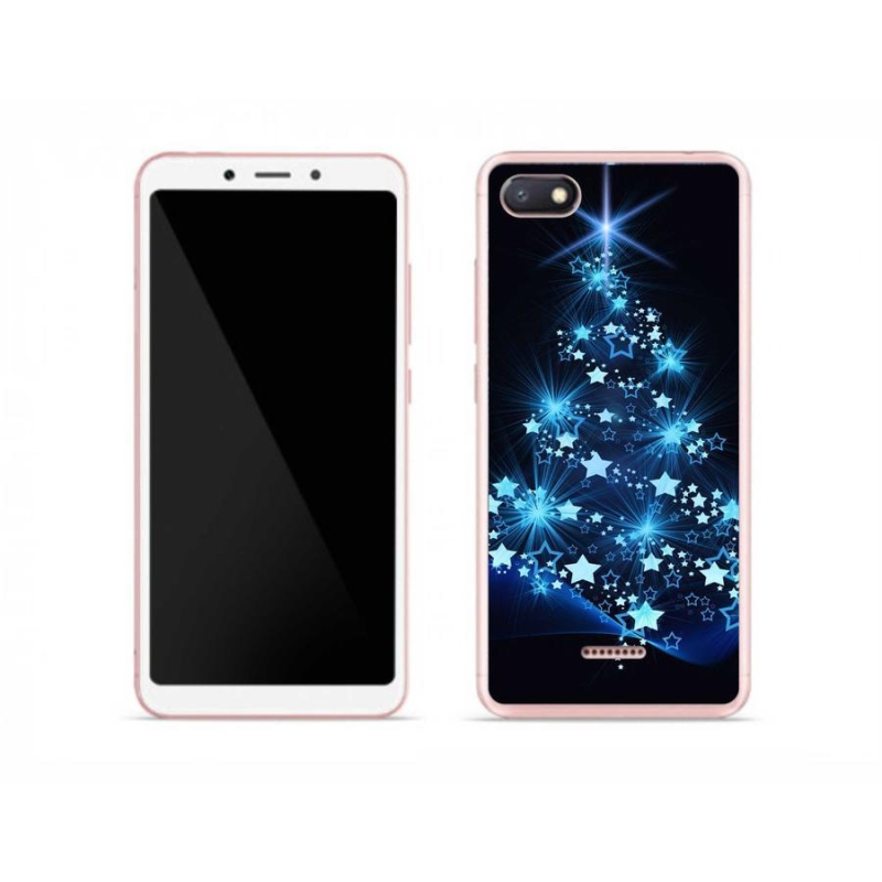 Gelový kryt mmCase na mobil Xiaomi Redmi 6A - vánoční stromek