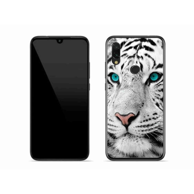 Gelový kryt mmCase na mobil Xiaomi Redmi 7 - bílý tygr