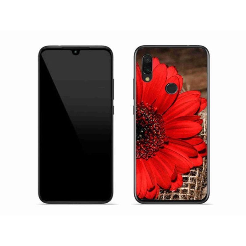 Gelový kryt mmCase na mobil Xiaomi Redmi 7 - gerbera
