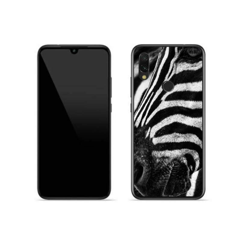 Gelový kryt mmCase na mobil Xiaomi Redmi 7 - zebra