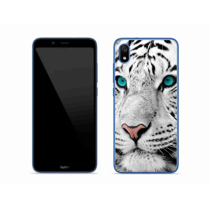 Gelový kryt mmCase na mobil Xiaomi Redmi 7A - bílý tygr