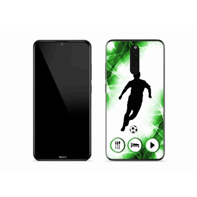 Gelový kryt mmCase na mobil Xiaomi Redmi 8 - fotbalista