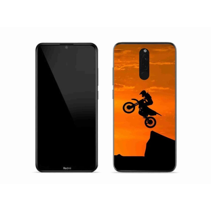 Gelový kryt mmCase na mobil Xiaomi Redmi 8 - motocross