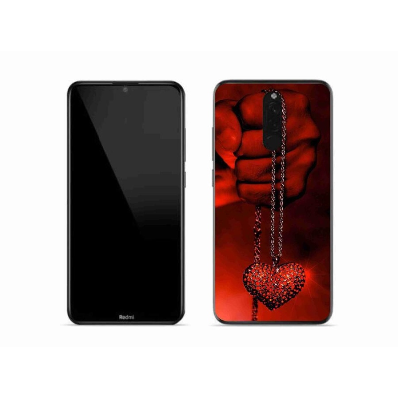 Gelový kryt mmCase na mobil Xiaomi Redmi 8 - náhrdelník