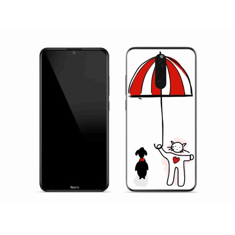 Gelový kryt mmCase na mobil Xiaomi Redmi 8 - pejsek a kočička