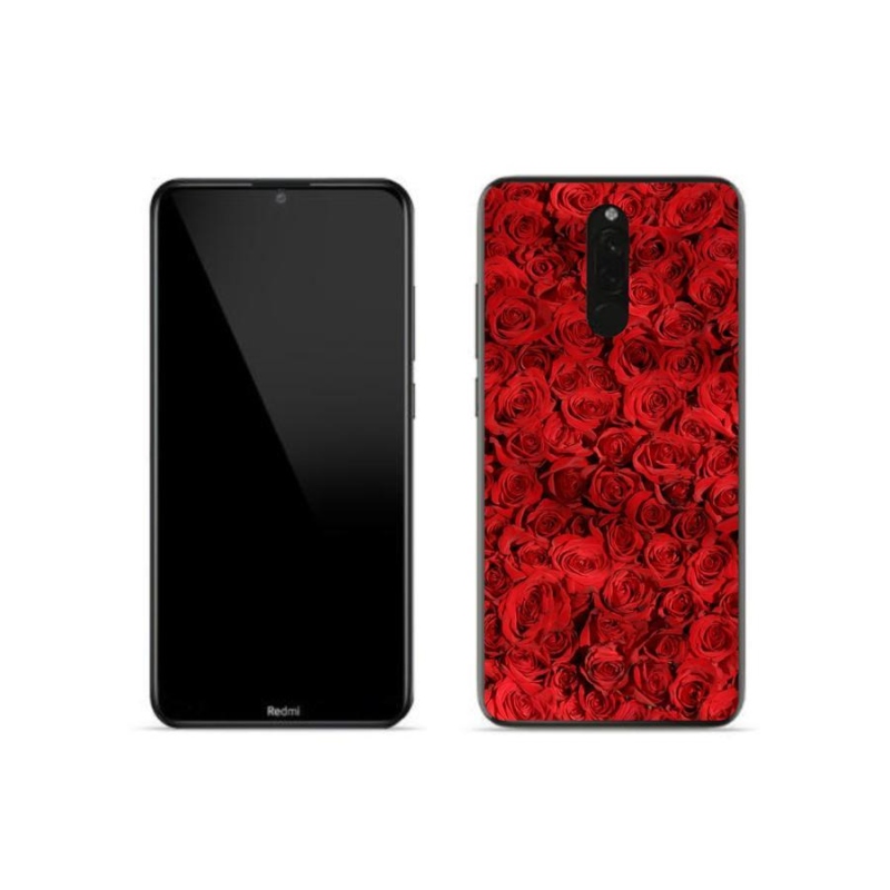 Gelový kryt mmCase na mobil Xiaomi Redmi 8 - růže