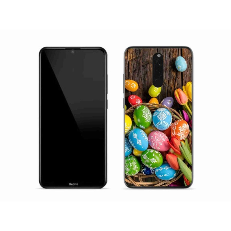 Gelový kryt mmCase na mobil Xiaomi Redmi 8 - velikonoční vajíčka