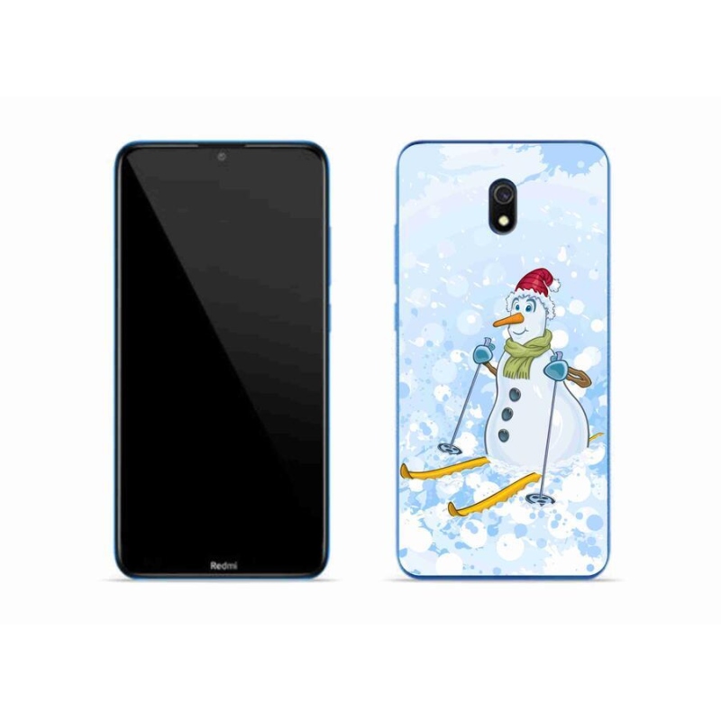 Gelový kryt mmCase na mobil Xiaomi Redmi 8A - sněhulák