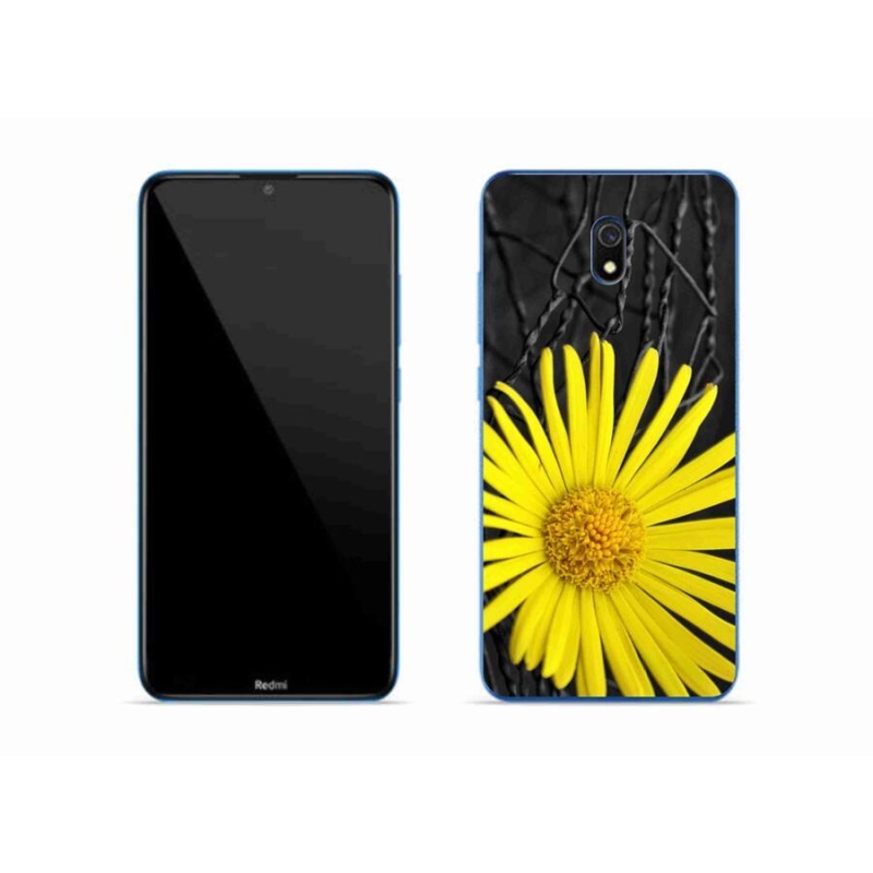 Gelový kryt mmCase na mobil Xiaomi Redmi 8A - žlutá květina