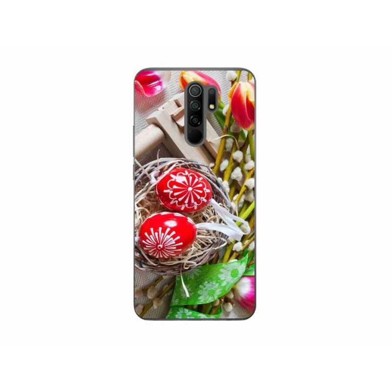 Gelový kryt mmCase na mobil Xiaomi Redmi 9 - kraslice