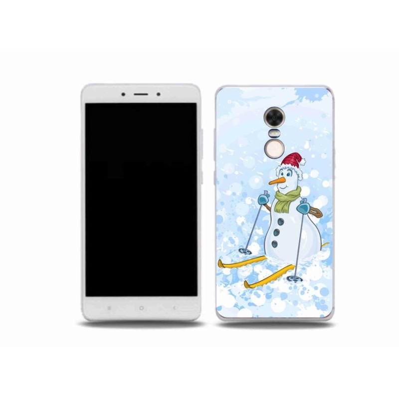 Gelový kryt mmCase na mobil Xiaomi Redmi Note 4X - sněhulák