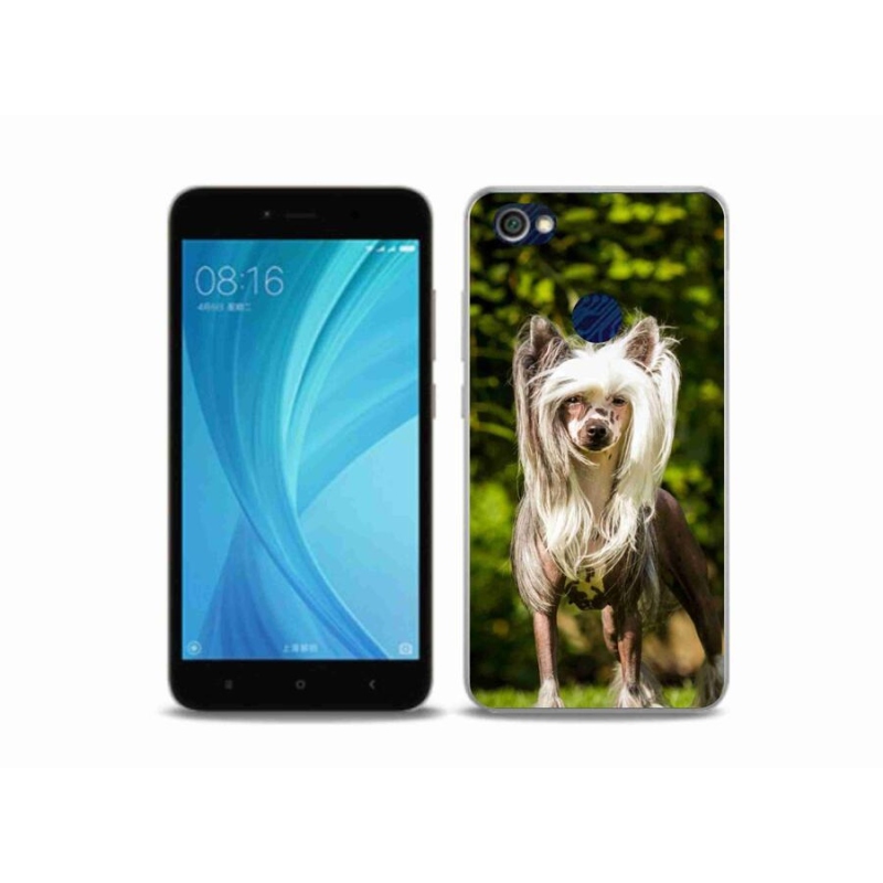 Gelový kryt mmCase na mobil Xiaomi Redmi Note 5A Prime - čínský chocholatý pes