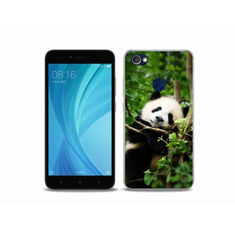 Gelový kryt mmCase na mobil Xiaomi Redmi Note 5A Prime - panda