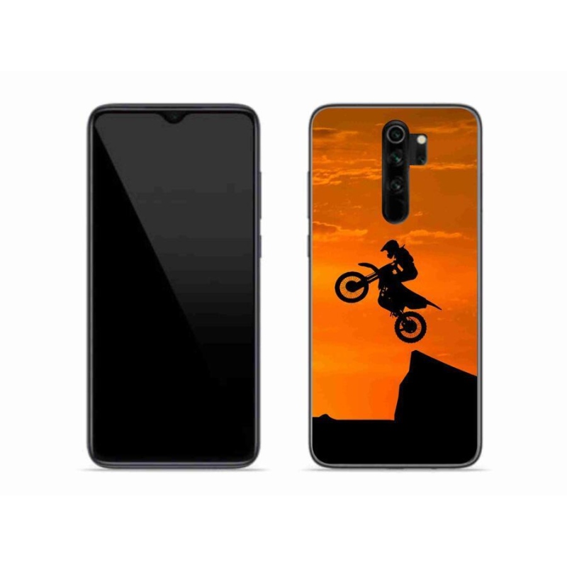 Gelový kryt mmCase na mobil Xiaomi Redmi Note 8 Pro - motocross