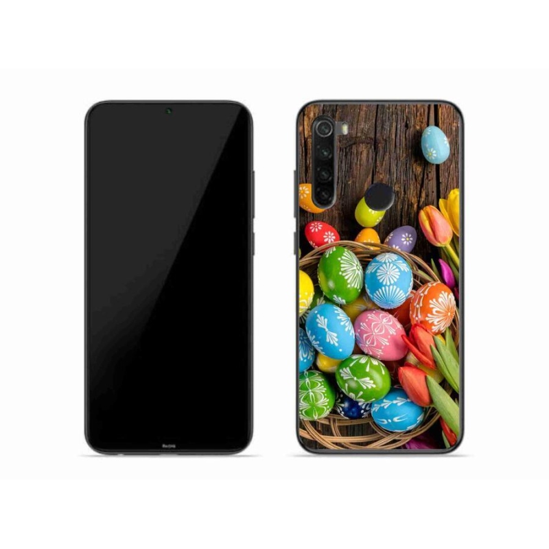 Gelový kryt mmCase na mobil Xiaomi Redmi Note 8 - velikonoční vajíčka