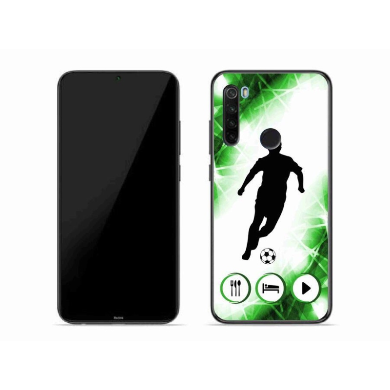 Gelový kryt mmCase na mobil Xiaomi Redmi Note 8T - fotbalista
