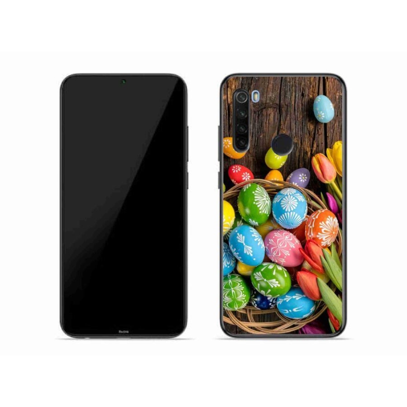 Gelový kryt mmCase na mobil Xiaomi Redmi Note 8T - velikonoční vajíčka