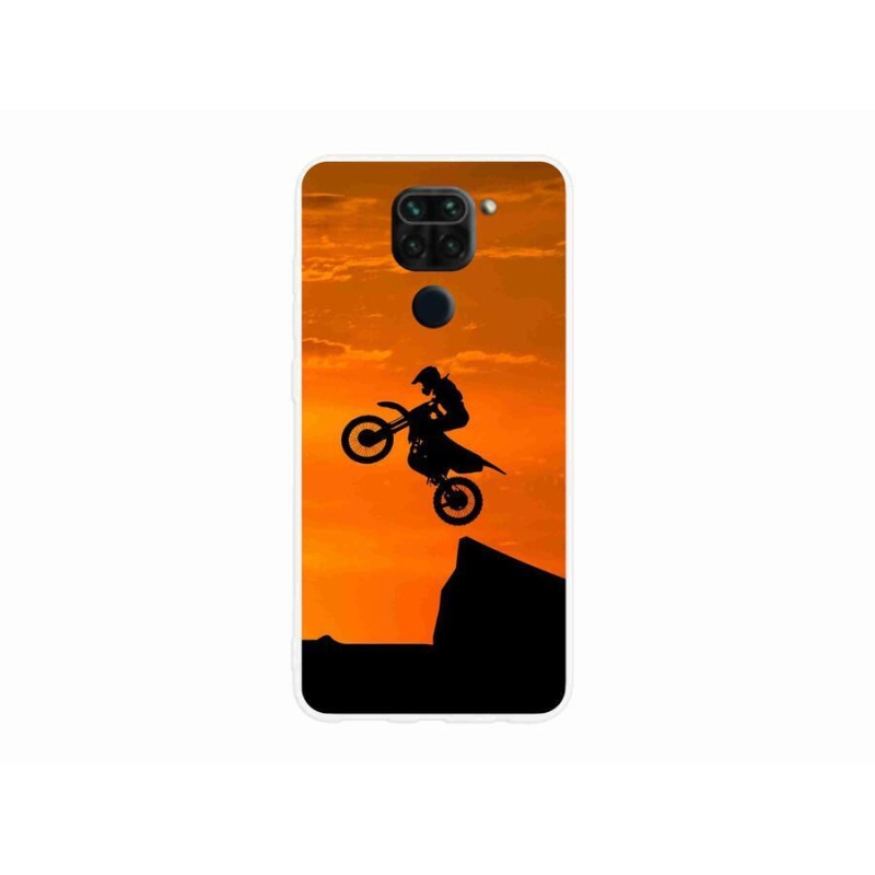 Gelový kryt mmCase na mobil Xiaomi Redmi Note 9 - motocross