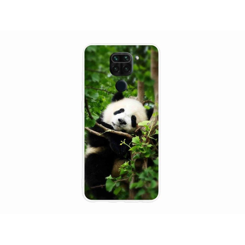 Gelový kryt mmCase na mobil Xiaomi Redmi Note 9 - panda
