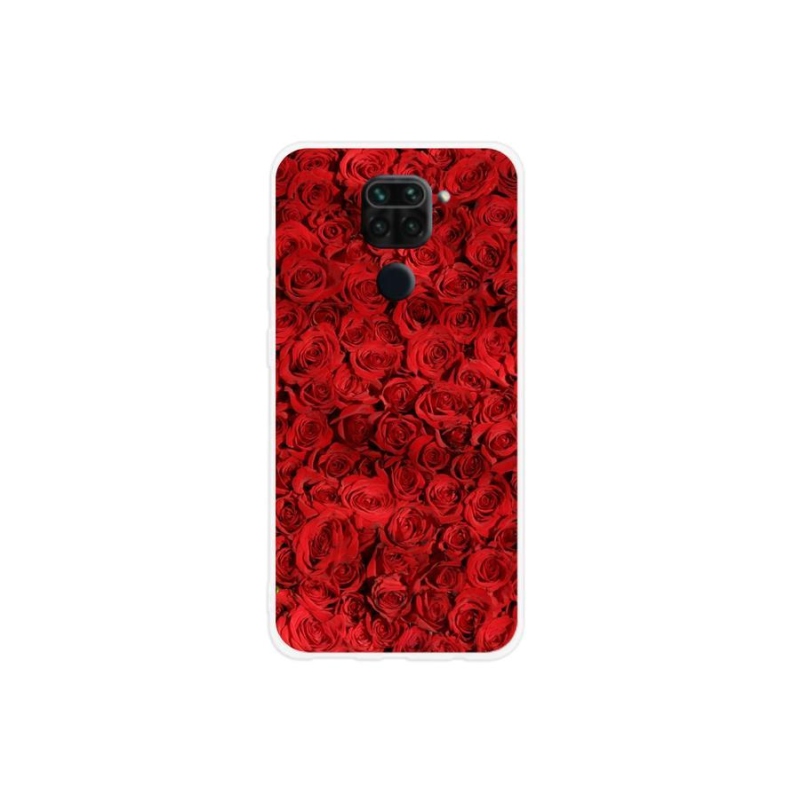 Gelový kryt mmCase na mobil Xiaomi Redmi Note 9 - růže
