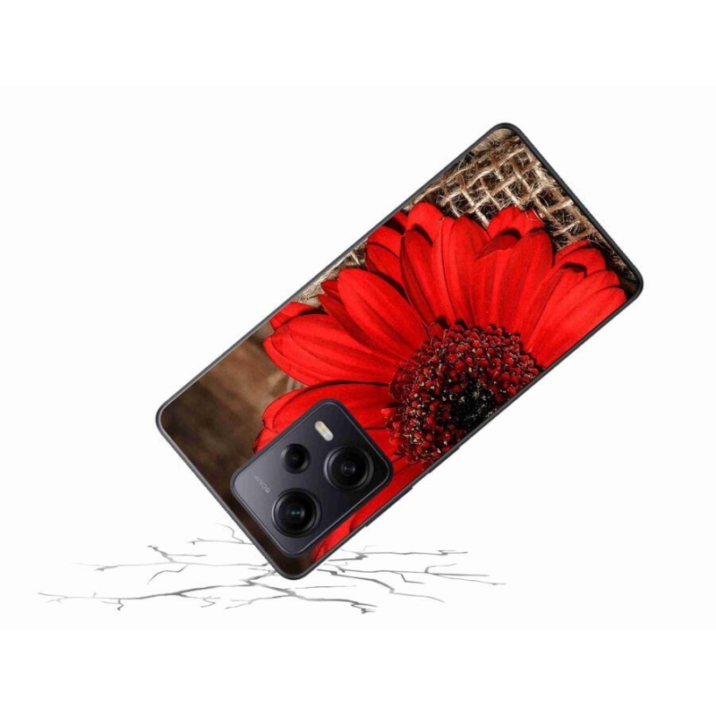 Gelový kryt mmCase na Xiaomi Redmi Note 12 Pro+ 5G - gerbera
