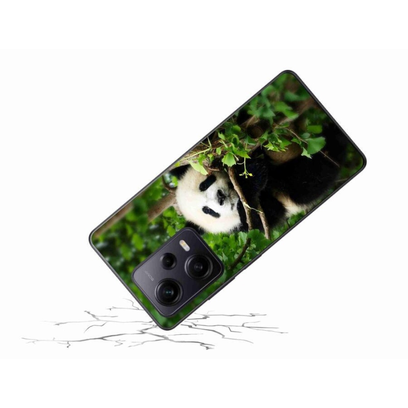 Gelový kryt mmCase na Xiaomi Redmi Note 12 Pro+ 5G - panda