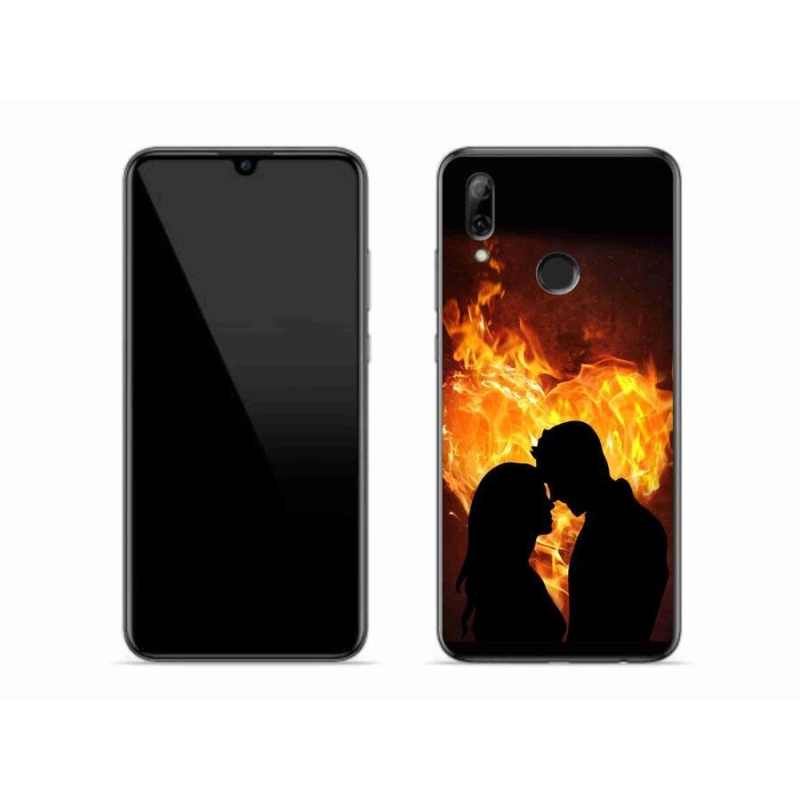 Gelový obal mmCase na mobil Honor 10 Lite - ohnivá láska