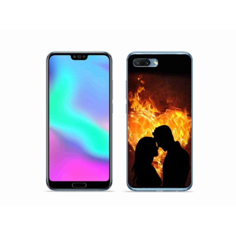 Gelový obal mmCase na mobil Honor 10 - ohnivá láska