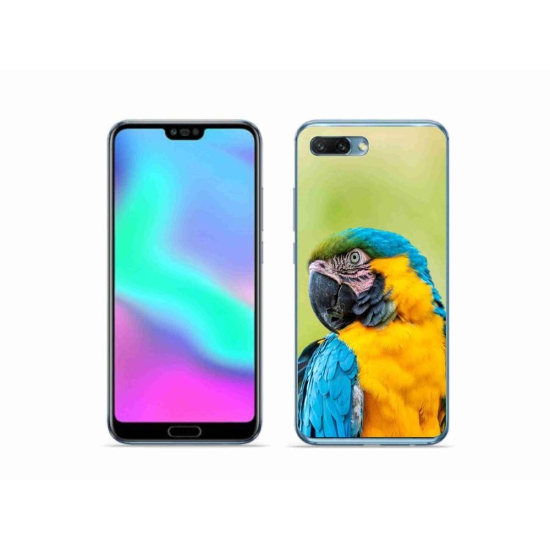 Gelový obal mmCase na mobil Honor 10 - papoušek ara 2
