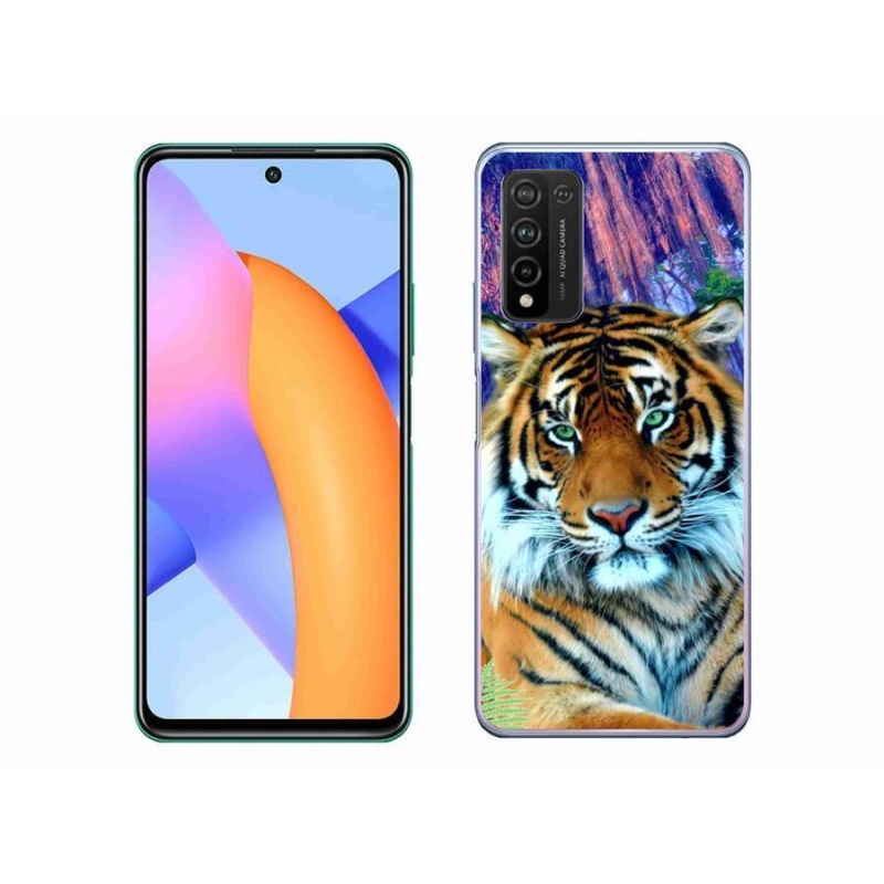 Gelový obal mmCase na mobil Honor 10X Lite - tygr