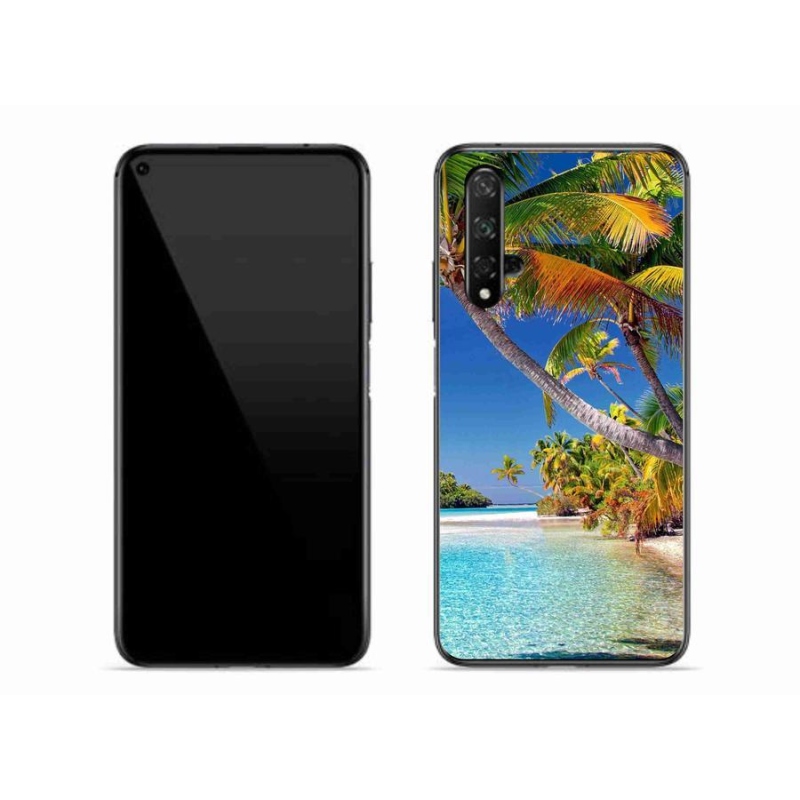 Gelový obal mmCase na mobil Honor 20 - mořská pláž