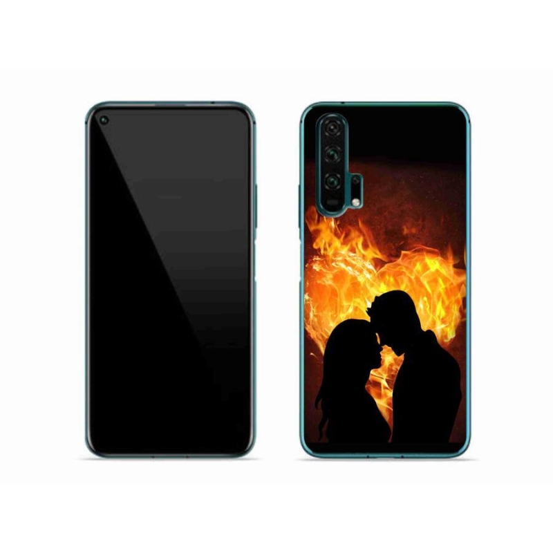 Gelový obal mmCase na mobil Honor 20 Pro - ohnivá láska