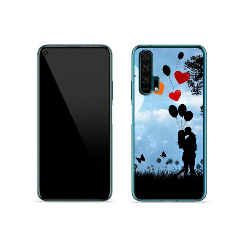 Gelový obal mmCase na mobil Honor 20 Pro - zamilovaný pár
