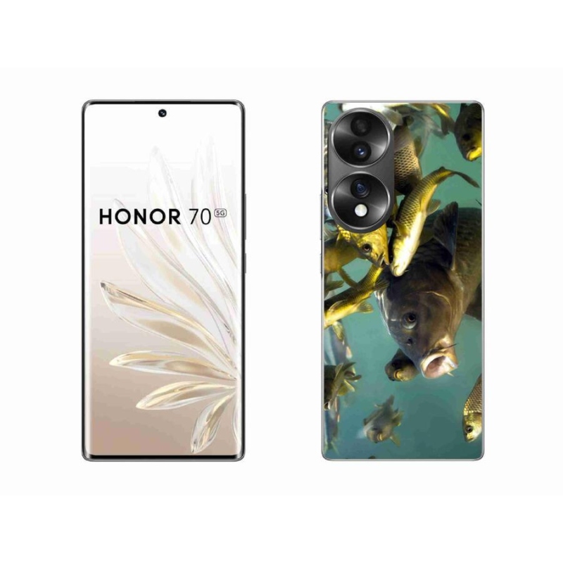 Gelový obal mmCase na mobil Honor 70 - hejno ryb
