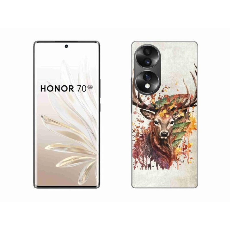 Gelový obal mmCase na mobil Honor 70 - jelen 1