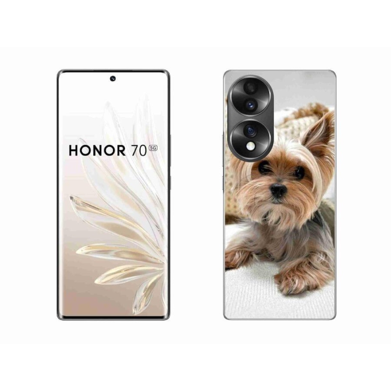 Gelový obal mmCase na mobil Honor 70 - jorkšír 5