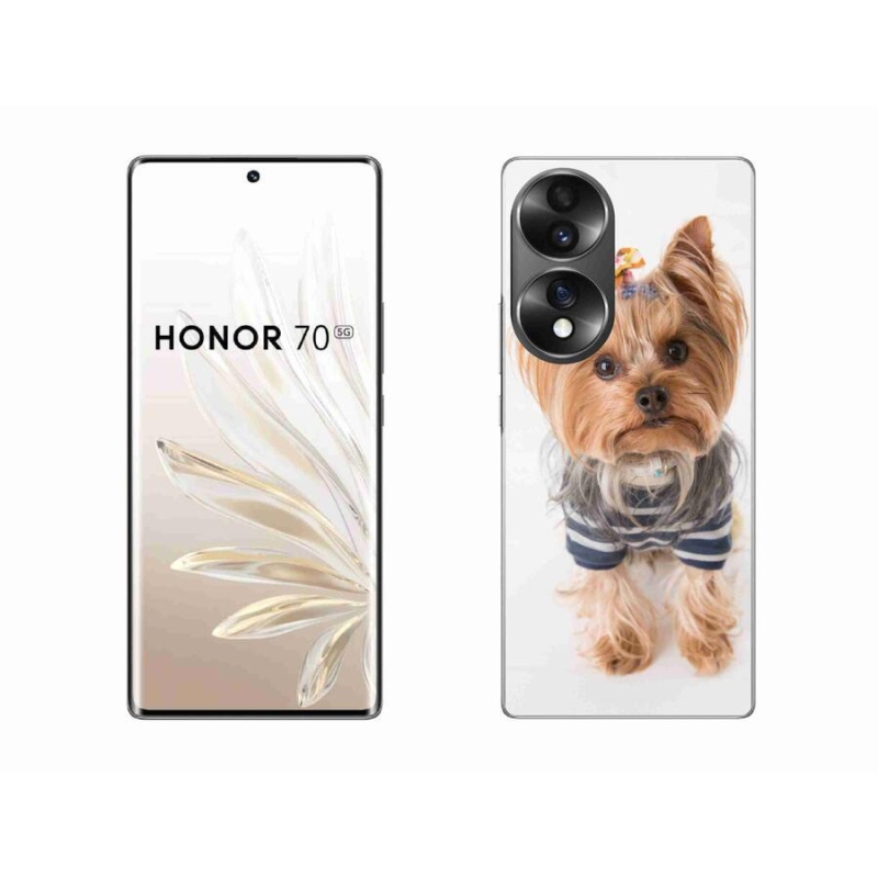 Gelový obal mmCase na mobil Honor 70 - jorkšír 7