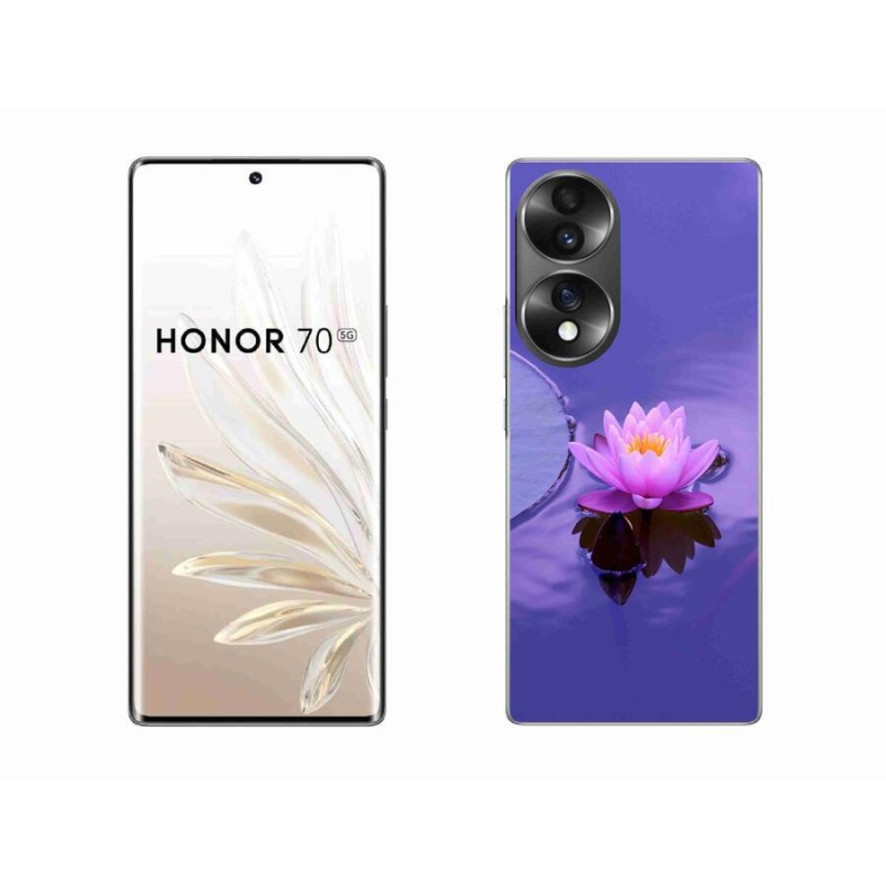Gelový obal mmCase na mobil Honor 70 - květ na hladině