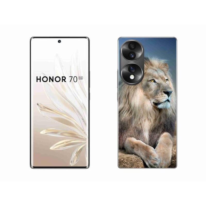 Gelový obal mmCase na mobil Honor 70 - lev 1