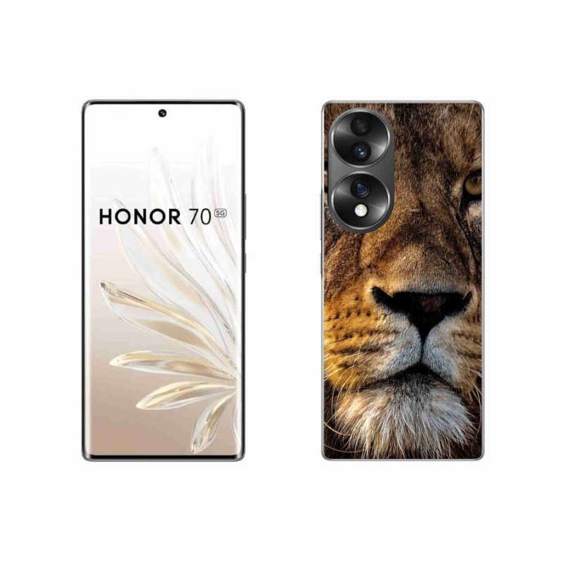 Gelový obal mmCase na mobil Honor 70 - lev